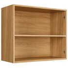 Armário Aéreo Para Cozinha 2 Portas Cristal Cinamomo/off White