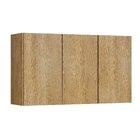 Armário Aéreo Para Cozinha 3 Portas 120cm Dakota   Cinamomo