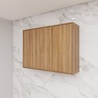 Armário Aéreo Para Cozinha 3 Portas 120cm Lavínia Moveis Sul