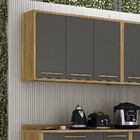 Armário Aéreo Para Cozinha 3 Portas 120cm Torino Valdemóveis