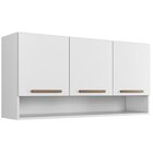 Armário Aéreo Para Cozinha 3 Portas Plus Branco
