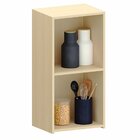 Armário Aéreo Para Cozinha 40 Cm 1 Porta Aurora Cinza Cristal