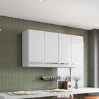 Armario Aereo Para Cozinha 4 Portas Branco Georgia Brienza Mo