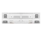 Armário Aéreo Para Cozinha 6 Portas 100% Mdf 120 Cm Branco Zu