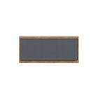 Armário Aéreo Para Cozinha 80cm 1 Porta Viena  Freijó/grafitto