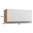 Armário Aéreo Para Cozinha Ambiente Andréia 1 Porta Amêndoa B