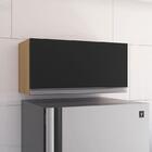 Armário Aéreo Para Cozinha Ambiente Andréia 1 Porta Amendoa P