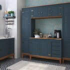 Armário Aéreo Para Cozinha Azul Petróleo