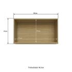 Armário Aéreo Para Cozinha Com 1 Porta Basculante Em Mdf