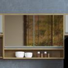 Armário Aéreo Para Cozinha Paris 2 Portas E 2 Vidros Mdf