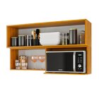 Armário Aéreo Para Cozinha Porta Microondas 100% Mdf Paloma C