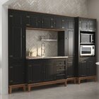 Armário Aéreo Para Cozinha Preto