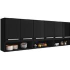 Armario Aereo Para Cozinha Preto Suriname Brienza Movelaria