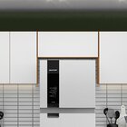 Armário Aéreo Para Geladeira 100% Mdf 80cm Luna Atacama/branco