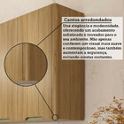 Armário Aéreo Para Geladeira 80cm 2 Portas Lúmia Luciane Móve