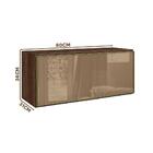 Armário Aéreo Para Lavanderia 1 Porta Basculante Vidro Reflec