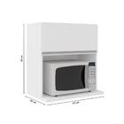 Armário Aéreo Para Micro-ondas 1 Porta Evidence Branco