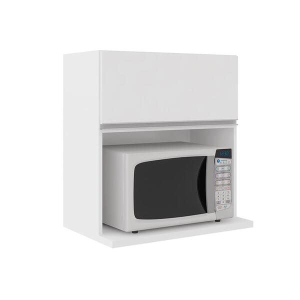 Armário Aéreo Para Micro-ondas 1 Porta Evidence Branco