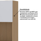 Armário Aéreo Para Micro-ondas 60cm 2 Portas Slim Luciane Móv
