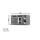 Armario Aereo Para Microondas Mdf 80 Cm Americana C557 Henn