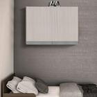 Armário Aéreo Para Quarto 2 Portas Malbec Avelã Gabriela Shop