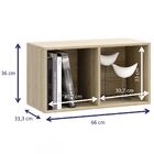 Armário Aéreo Para Quarto Aurora 1 Porta Aveiro - Bentec