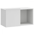 Armário Aéreo Para Quarto Aurora 1 Porta Branco Tx - Be Mobil