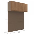 Armário Aéreo Para Quarto Ponte San Diego 4 Portas Damasco/no