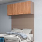 Armário Aéreo Para Quarto Ponte San Diego 4 Portas Damasco/no