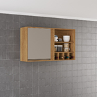 Armário Aéreo Pérola 1 Porta Sallêto Cinamomo Off White