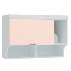 Armário Aéreo Ponte Modulado 1 Porta 1 Nicho Infinity  Branco