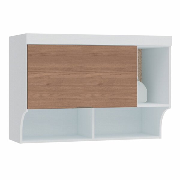 Armário Aéreo Ponte Modulado 1 Porta 1 Nicho Infinity Móveis