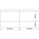 Armário Aéreo Ponte Modulado 2 Portas Infinity  Branco Line/p