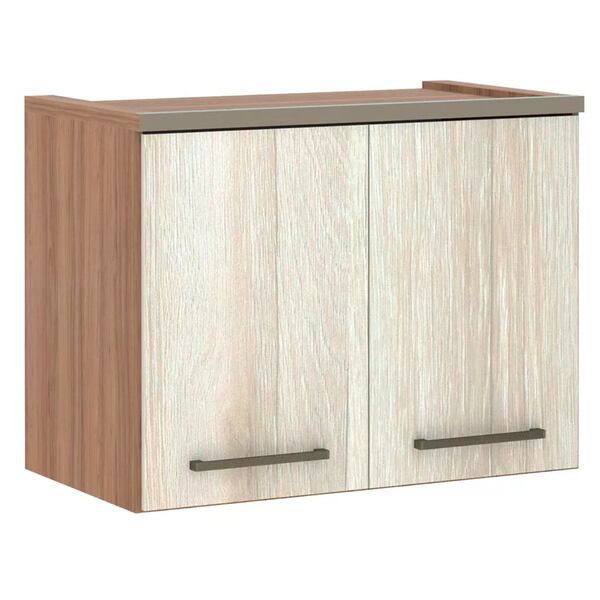 Armário Aéreo Ponte Solteiro Modulado 2 Portas 95cm Connect L