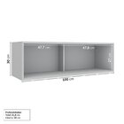 Armário Aéreo Porta Basculante 100cm Nara Cabecasa Madeiraori