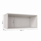 Armário Aéreo Porta Basculante 90cm Arizona Cabecasa Madeirao