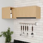 Armário Aéreo Porta Basculante Canto Reto Nara Cabecasa Madei