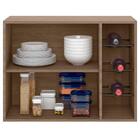 Armario Aereo Porta De Vidro E Adega 80cm 12540 Pln