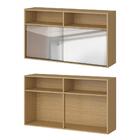 Armario Aereo Porta Em Vidro 2002105 Armoveis