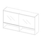 Armario Aereo Porta Em Vidro 2002105 Armoveis