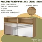 Armario Aereo Porta Em Vidro 2002105 Armoveis