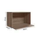 Armario Aereo Porta Microondas Mdf 60 Cm Kali 15214 Nicioli