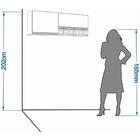 Armário Aéreo Prisma 2 Pt Branco