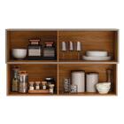 Armário Aéreo Proença 120cm Basculante 1 Porta Mdf E 1 Porta