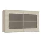 Armário Aéreo Ramona I 2 Pt Com Vidro Creme