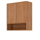 Armário Aéreo Ripado 2 Portas 120cm Em Mdf Diva Mgm Móveis