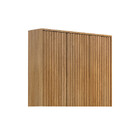 Armário Aéreo Ripado 3 Portas 120cm Salvador Valdemóveis