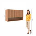 Armário Aéreo Ripado Para Cozinha 1 Porta Cecília Freijó