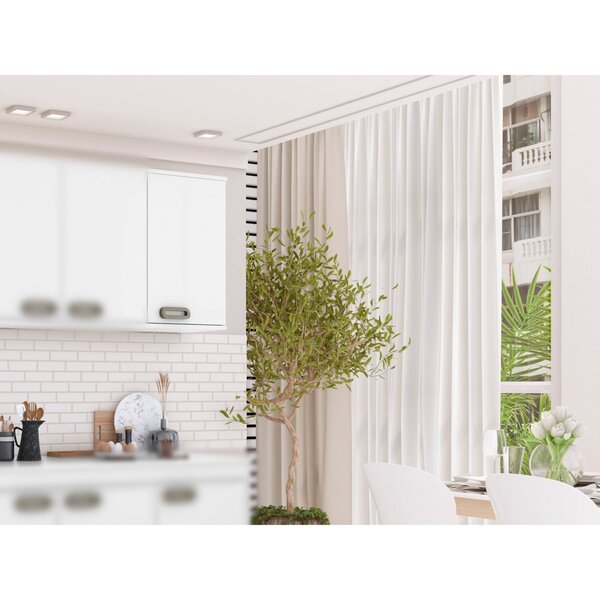 Armário Aéreo Simples 1 Porta Direito 30cm Bréscia Branco