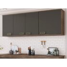 Armário Aéreo Simples 1 Porta Direito 60cm Bréscia Grafite